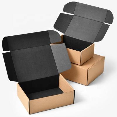 China Eco-Friendly Recyclable E-commerce Kraft Paper E-flute Corrugated Cardboard Shipping Book Listing Box for sale