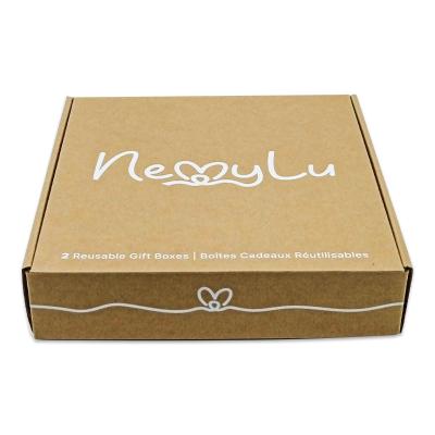 China Recyclable Corrugate Box Eco Friendly Material Corrugated Kraft Paper Box Ad Candle Corrugated Boxes for sale