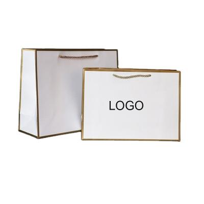 China Handmade Premium Coated Paper Bag For Shoes With Logo Printing Custom Paper Packaging Bag for sale