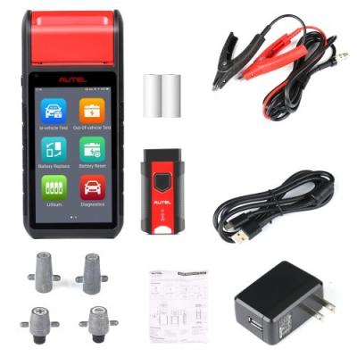 China Tester de batería de pantalla táctil Analista de sistema eléctrico automático Autel MaxiBAS BT608E OBD2 Escáner Impresora incorporada para 12V en venta