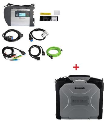 China MB Star SD C4 Mercedes Benz Diagnostic Tool Plus Panasonic CF30 for sale