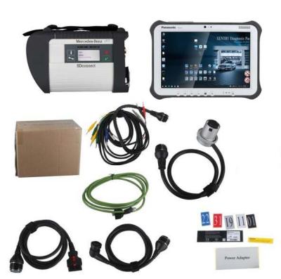 China MB SD Connect Compact 4 For Mercedes With Panasonic FZ G1 Tablet 2025 Software Ready to Use for sale