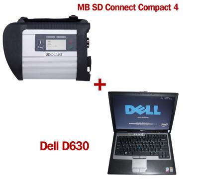 중국 사용 가능한 Dell D630 휴대용 퍼스널 컴퓨터를 가진 무선 MB SD C4 벤즈 진단 기구 판매용