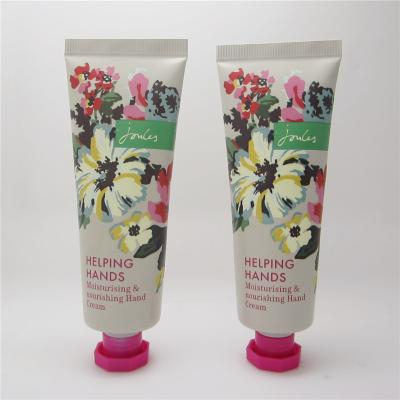 China Cosmetic Empty Hand Cream Tubes Aluminum Wash Brown Hand Cream Face Tube Face Wash And Hand Cream Tube for sale