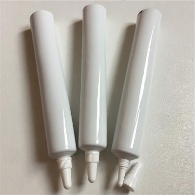 China 10g15g20gOne piece cosmetic united spout tip with bullet tip lid aluminum barrier laminated abl tube with spout cosmetic cream tube for sale