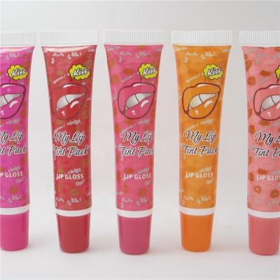 China Cosmetics Lip Gloss Tubes With Magic Wands Customize Logo PE PBL Plastic Tubes Empty Lip Gloss Tube Container for sale