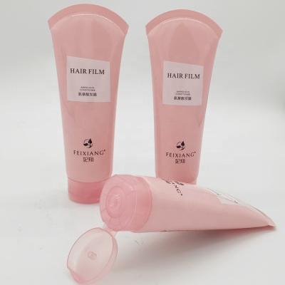 China Cosmetics Plastic Tube Packaging Factory China Customize Pink Color Glossy PE Plastic Soft Tube for sale