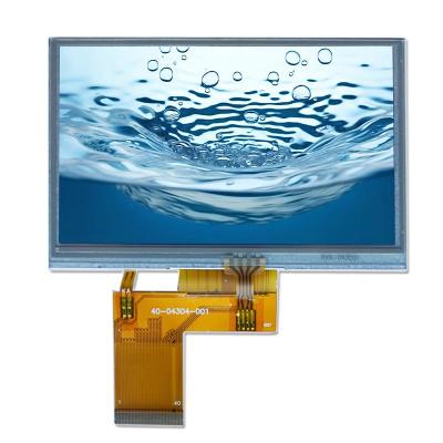 Cina 4.3 pollici LCD touch panel 480*272 RGB40 Resistive touch screen 300 Nits in vendita