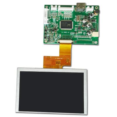 Κίνα 5 ιντσών οθόνη HDMI Touch LCD 800 * 480 οθόνη IPS με πίνακα ελέγχου HDMI προς πώληση