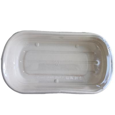 China OEM Biodegradable Disposable Food Container With Lid Microwavable Plastic Environmentally Friendly Degradable Degradable Food Container for sale