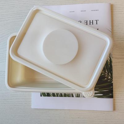 China Environmental protection biodegradable ancient bagasse heat sensitive paper heat bento kids plastic lunch box for sale