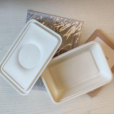 China Biodegradable Environmental Friendly Stackable Disposable Food Warmer Cardboard Hotpot Food Bowl for sale