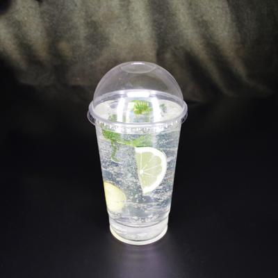 China Household products can be customized printing healthy environmental degradable transparent cup disposable 100% biodegradable plastic cup for sale