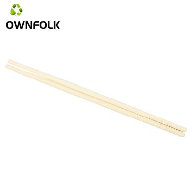 China OWNFOLK 2021 biodegradable hot sale time use manufacturer modern degradable custom one printed disposable chinese bamboo chopsticks for sale