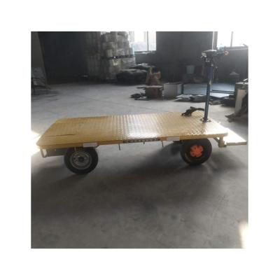 China Electric Heavy Duty Flatbed Trolley Truck Electric Cargo Carrier Hotels Flatbed Cargo for sale