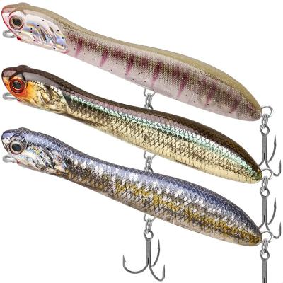 China Truscend Amazon High Strength Best Seller Long Cast Snake Topwater Pencil Downhill Floating Plopper Fishing Lures For Saltwater Freshwater for sale