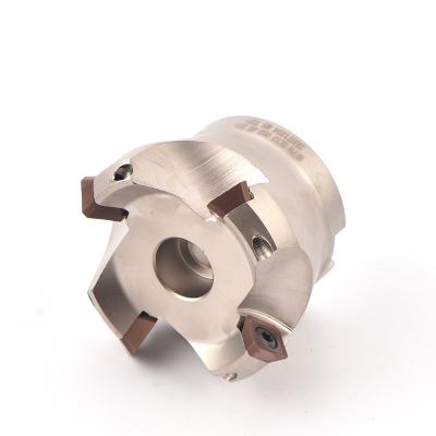 China Hard Face Milling Cutter Heavy Duty Cutting Double Sided Spital Cutterhead Hexagonal for sale