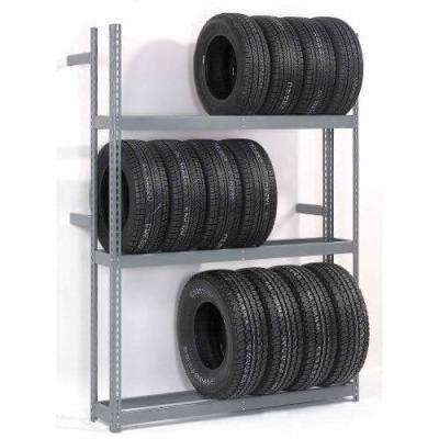 China Sustainable Light Duty 3-Tier Boltless Tire Shelving Rack for sale