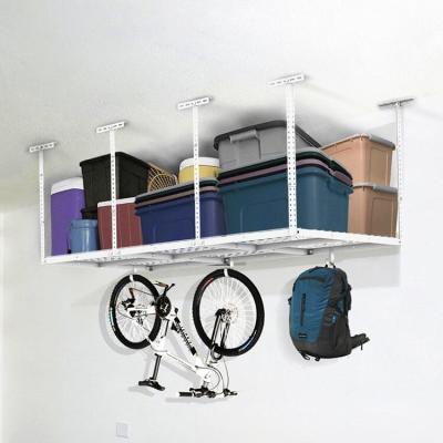 China Corrosion Protection Adjustable Garage Organization Overhead Ceiling Rack for sale