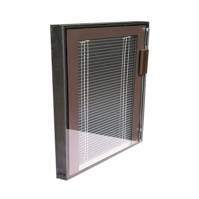 China Anti-UV aluminum venetian shades between window double integrated glass shades for sale