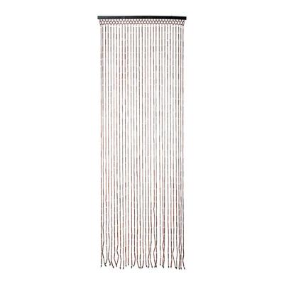 China Mid Century Modern Cheap Wooden Bamboo Crystal And Bead Decorative Door Blinds Beaded Curtains for sale