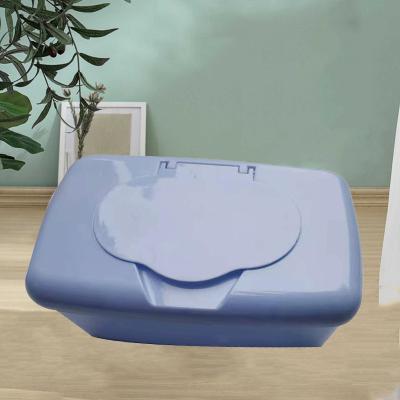 China New Trending Product Plastic Tissue Sustainable Automatic Wet Box Containers SHINY Reusable Wet Tissue Box for sale