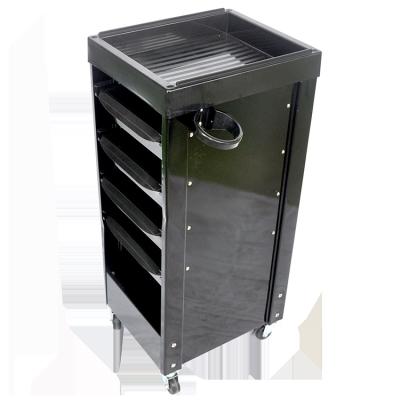 China Wholesale Modern Plastic Durable 4-Wheels 4 Drawers Beauty Salon Furniture Equipment Trolley Plastic Trolley for sale