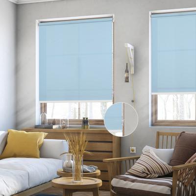 China Factory Price Environmental Friendly Fabric Living Room Roller Shades Manual Shades for sale