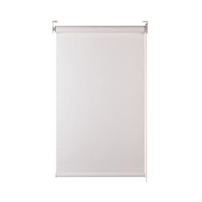 China Environmentally Friendly Kitchen White Manual Color 0% Open Rate Roller Blind Window Shades for sale