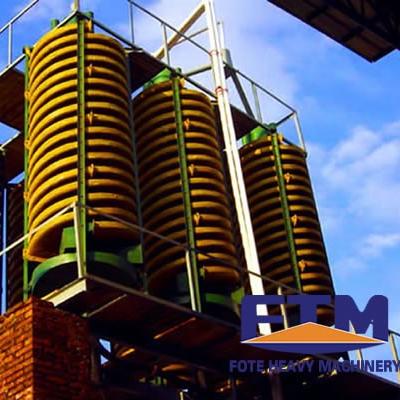 China Gold ; Iron ; Copper CE, ISO9001 certificated spiral chutes manufactured by Chinese famous supplier FTM company for sale