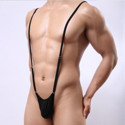 China VAQUA Cotton Mens Low Rise Polyester/Mesh Jockstrap Suspenders Wrestling Singlet Bodysuit Sexy Underwear for sale