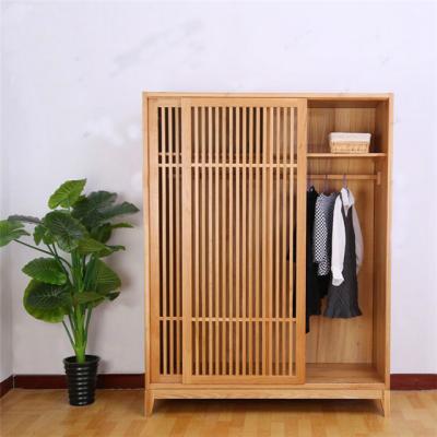 China Plastic Kids Wardrobe Baby Wardrobe Solid Wood Built-in Wardrobe with Sliding Door for sale