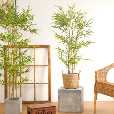 China Environmental protection landscape green plant artificial bamboo tree for garden and home decoration for sale