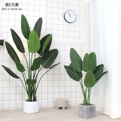 China New Style Environmental Protection Artificial Plants Traveler Plastic Banana Tree For Home Decoration for sale