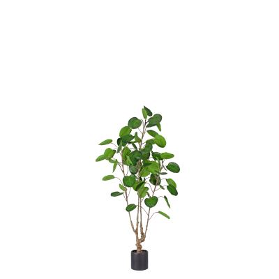 China Redesigned Silver Artificial Tree Pocket Environmental Protection Plant Decorative Artificial Tree Bonsai For Home Decoration for sale