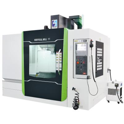 China Universal Factory V11 3 Axis Vertical CNC Milling Machine CNC Machining Center Frame Use Fanuc System for sale