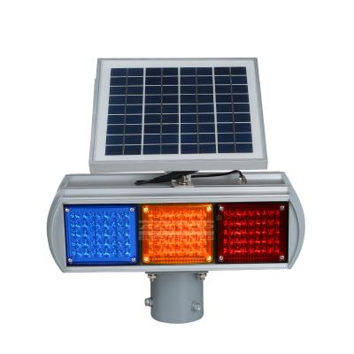 China Traffic Safety Led Warning Lights Alltop Factory Roadway Safety Outlet Signal Ip65 Solar Power LED Flashing Warning Light for sale