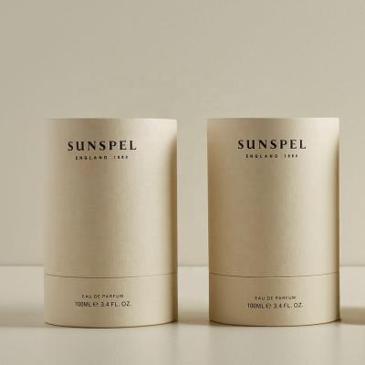 China Eco Friendly Modern Cosmetic Materials Packaging Recycled Paperboard Cylinder Cylinder Candle Box Custom Printed Packaging for sale