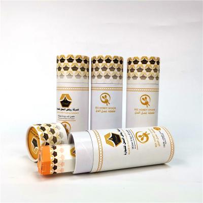 China Eco Essential Oil Paper Tube Honey Cylinder Recyclable Kraft Paper Core Tube For Food for sale