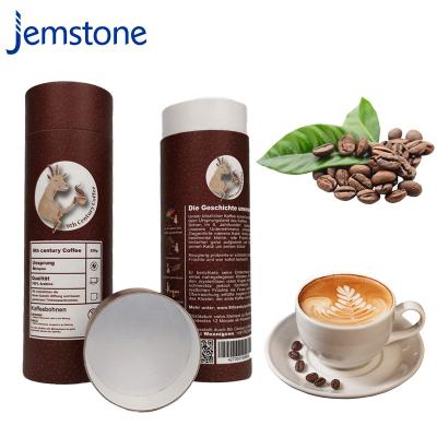 China Hot Recycled Materials Factory Sales Health Care Products For Coffee Food Packaging Cardboard Paper Tube for sale