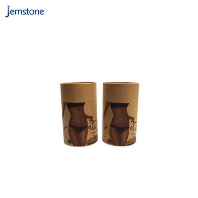 China Jemstone Biodegradable Custom Size Kraft Food Grade Beauty Slimming Tea Paper Tube Clothes Tube Paper Box 8Oz for sale