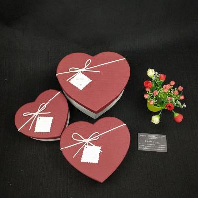 China All custom made luxury heart shape custom made hard lid and bottom valentine jewelry carton gift paper box packaging for sale