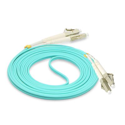 China PVC Pigtail YG-61 OM3 LC-LC 10Gb/Gigabit Double-Core Fiber Jumper Wire /Cable Support Environment Friendly Multimode Customization for sale