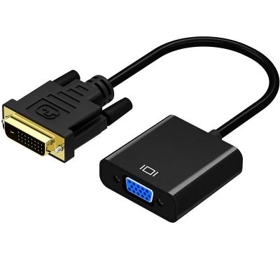 China Multifunctional 3D Support Visual Effects DVI-D Adapter Male to VGA Female Converter Cable Using High-Performance Chip Design for sale