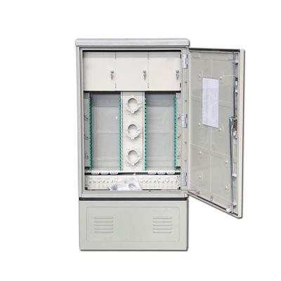 China Network Cabling 288 Core IP65 Cross Fiber Optic Cabinet Fully Modular Design For A Variety Of Outdoor Environments for sale