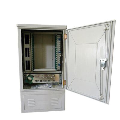 China Equipment Box 96 144 Core FTTH Fiber Optic Splitter Distribution Box Cabinet Protection Performance Reaches IP65 Level for sale