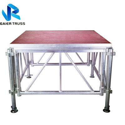 China Durable Heavy Duty Portable Temporary Stage Acrylic Stage Demonstration Flooring for sale