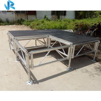 China Durable 1Mx2M Outdoor Aluminum Portable Stage / Large Concert Stages for sale