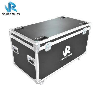 China Durable/be shockproof or not/recyclable black flight case for transport equipment with wheels aluminum tool flight carrying case for sale