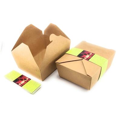 China Environmental Protection Fried Chicken Kraft Paper Packing Box Recyclable Customized Takeout Hot Dog Paper Boxes Suppliers for sale